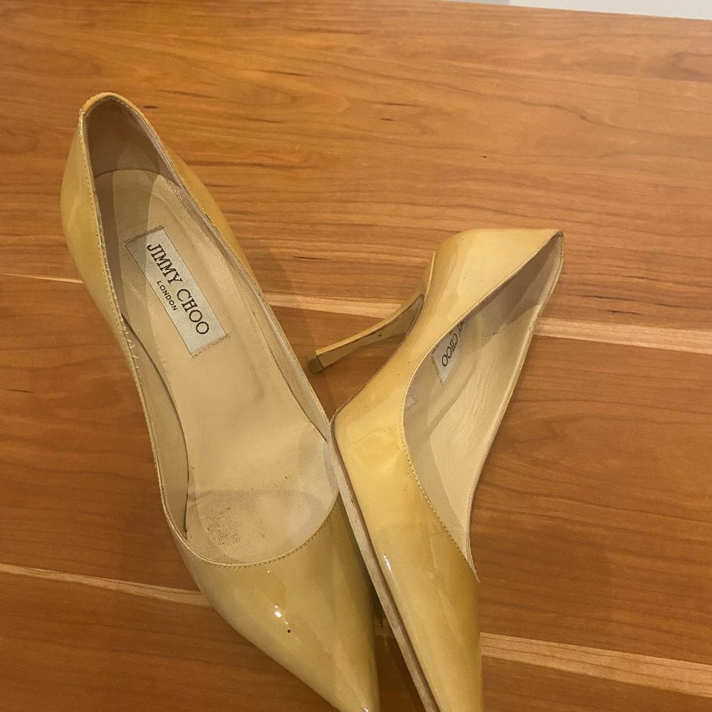 Jimmy Choo Shoes Size * 8 Tan/Gold